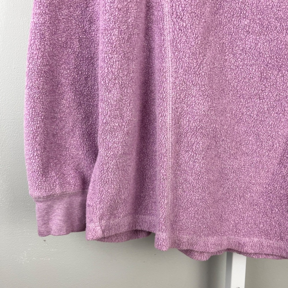 Hugs from Soft Surroundings Fleece Pullover Womens L Lilac Purple Pullover - Picture 3 of 5